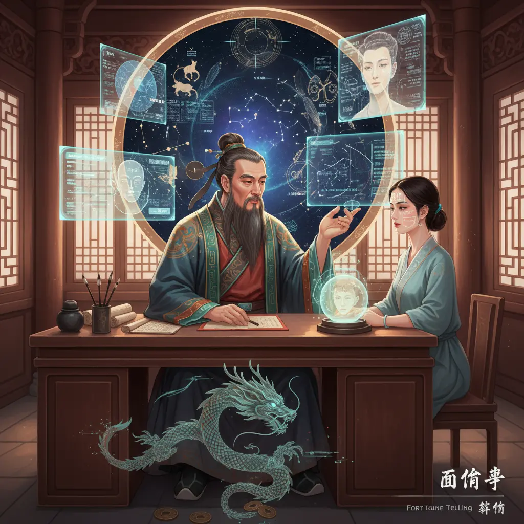 算命師傅 - 面相學