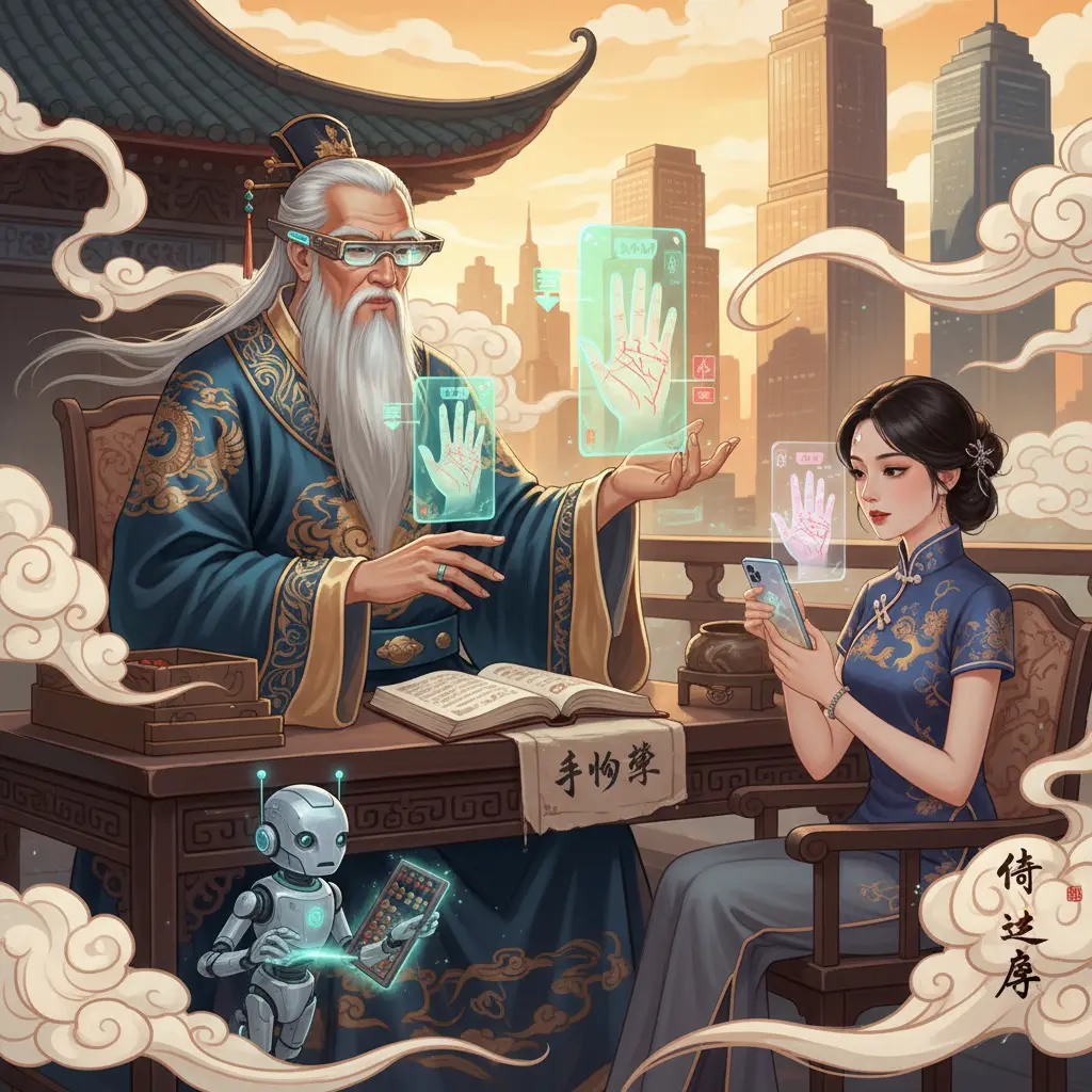 算命師傅 - 手相學